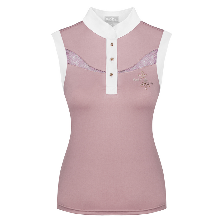 Fair Play Cecile Sleeveless Competition Shirt Rosegold, Dusty Pink