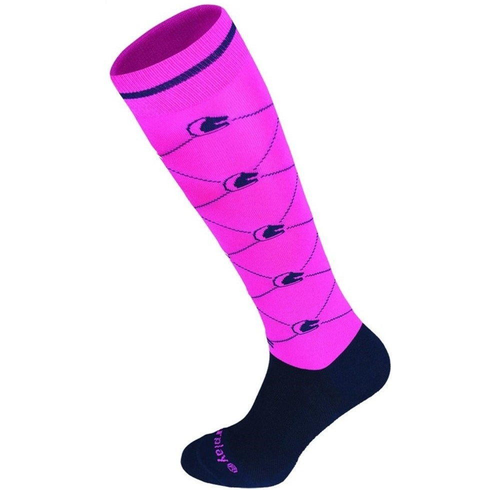 Fair Play Socks LOGO Pink-Navy
