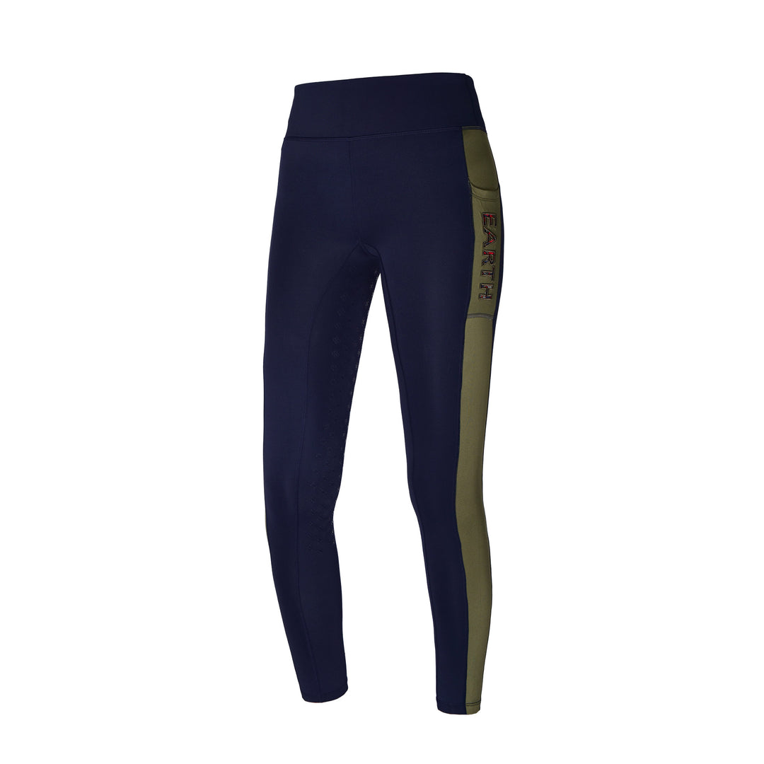 Kingsland Jenna Full Grip, High Rise Ladies Recycled Tights, Navy