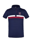 Kingsland Locke Junior Tec Micro Pique Polo, Navy Blazer