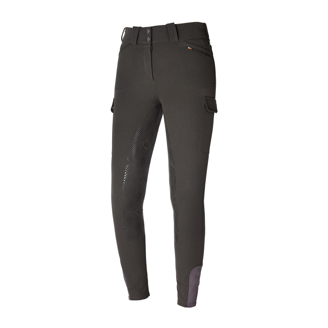 Kingsland Karga Full Grip Winter Breeches, Green Beluga