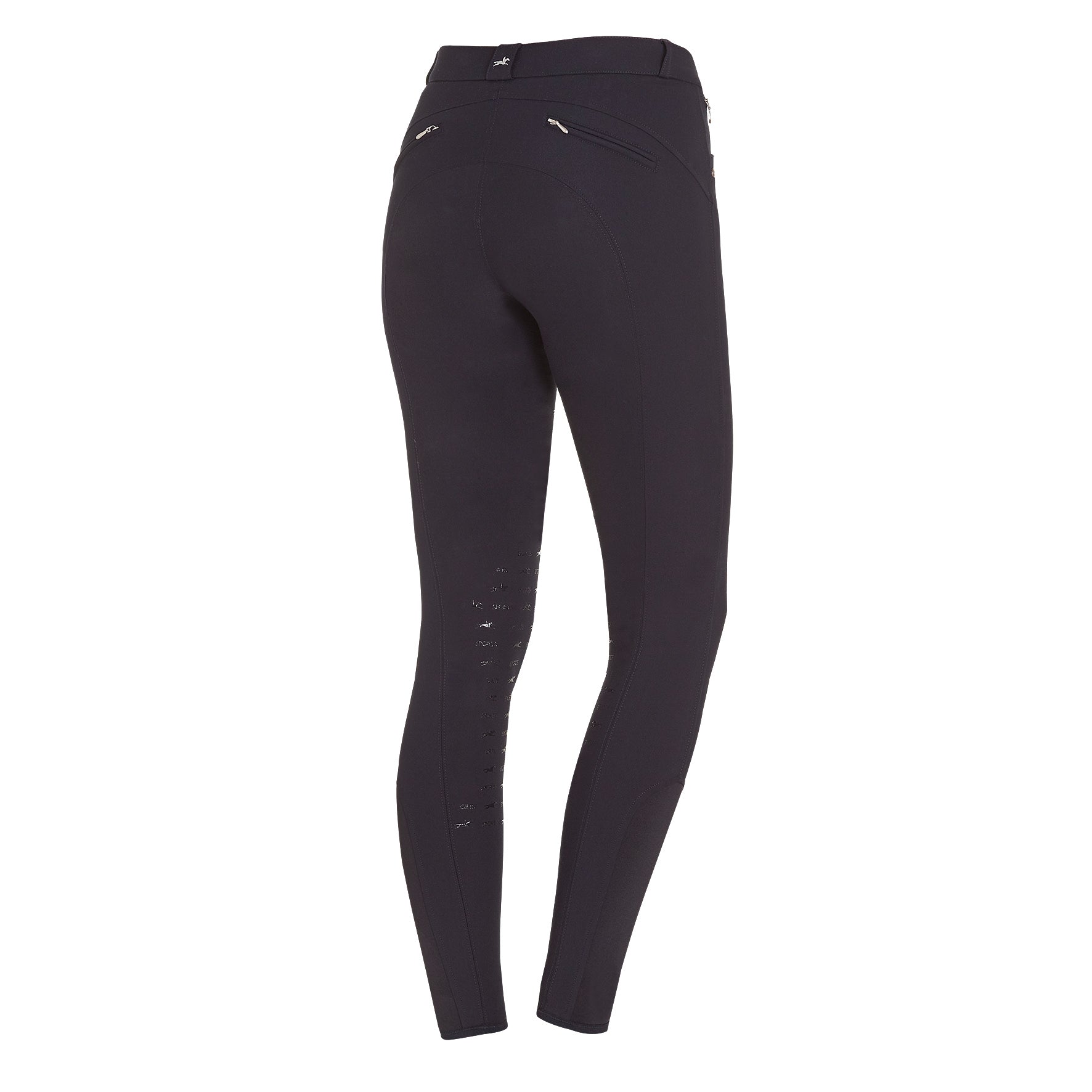Schockemohle Loretta Ladies Knee Grip, Mid Rise Breeches, Navy