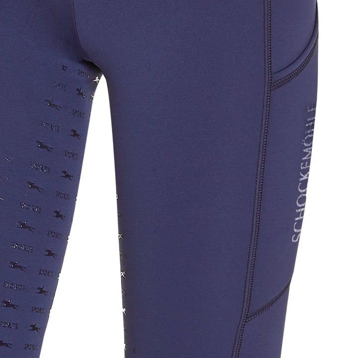 Schockemohle Winter Riding Tights II, Jeans Blue