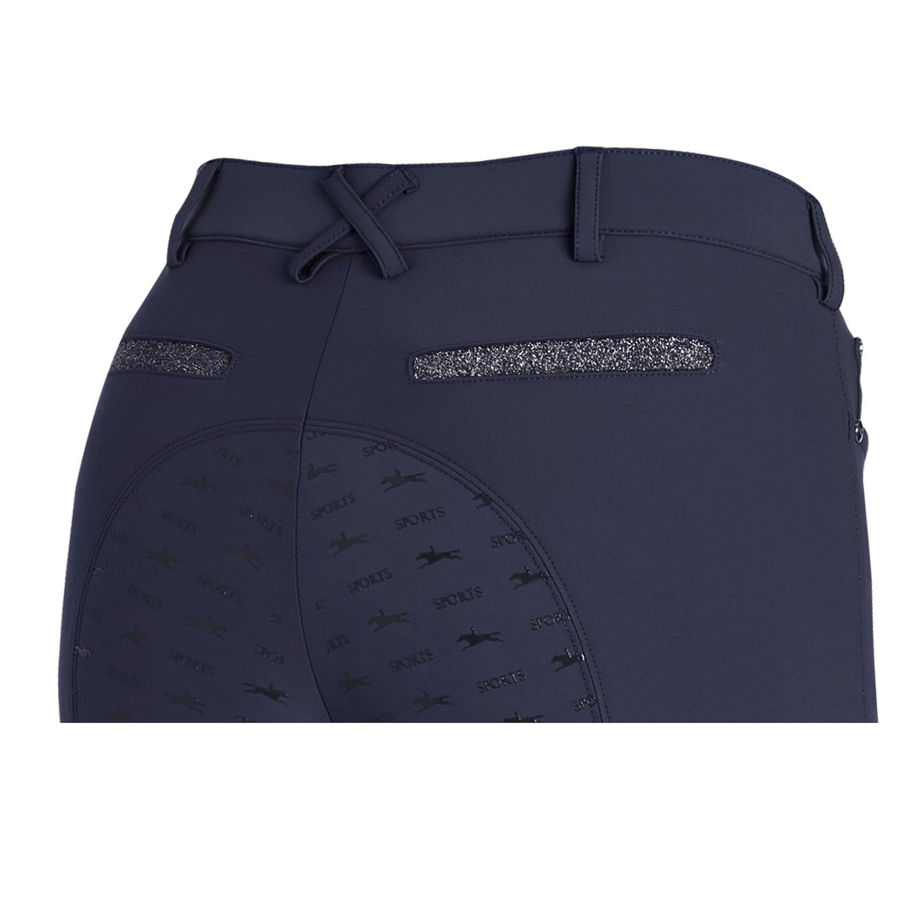 Schockemohle Chayenne Ladies Full Seat, Mid Rise Breeches, Navy