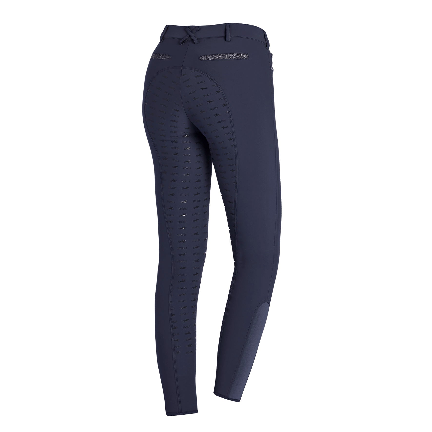 Schockemohle Chayenne Ladies Full Seat, Mid Rise Breeches, Navy