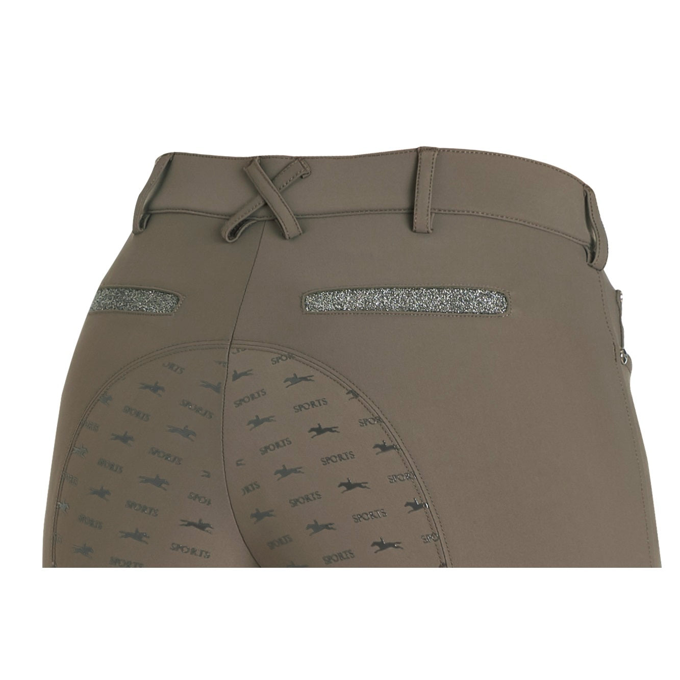 Schockemohle Chayenne Ladies Full Seat, Mid Rise Breeches, Taupe