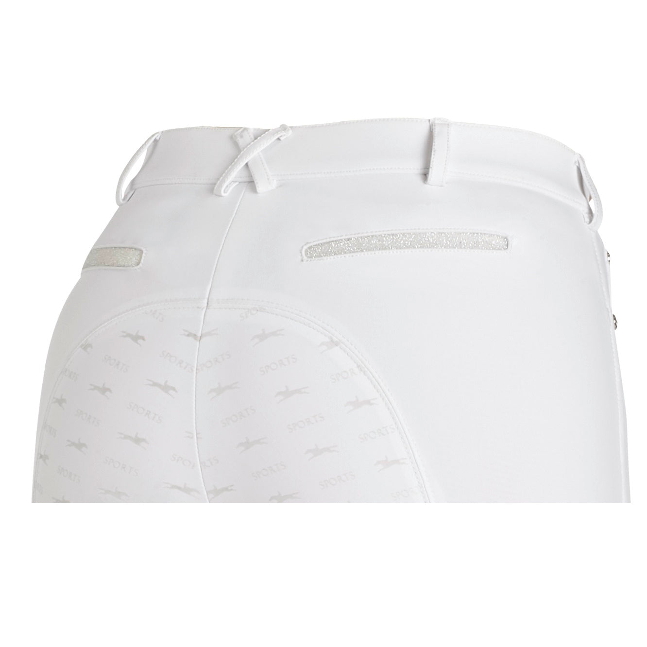 Schockemohle Chayenne Ladies Full Seat, Mid Rise Breeches, White