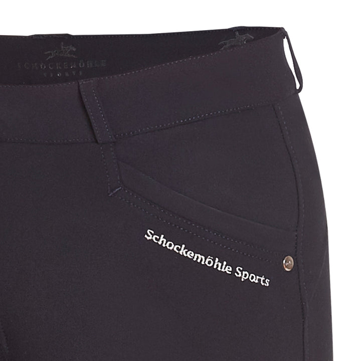 Schockemohle Cindy Ladies Full Seat, Mid Rise Breeches, Navy