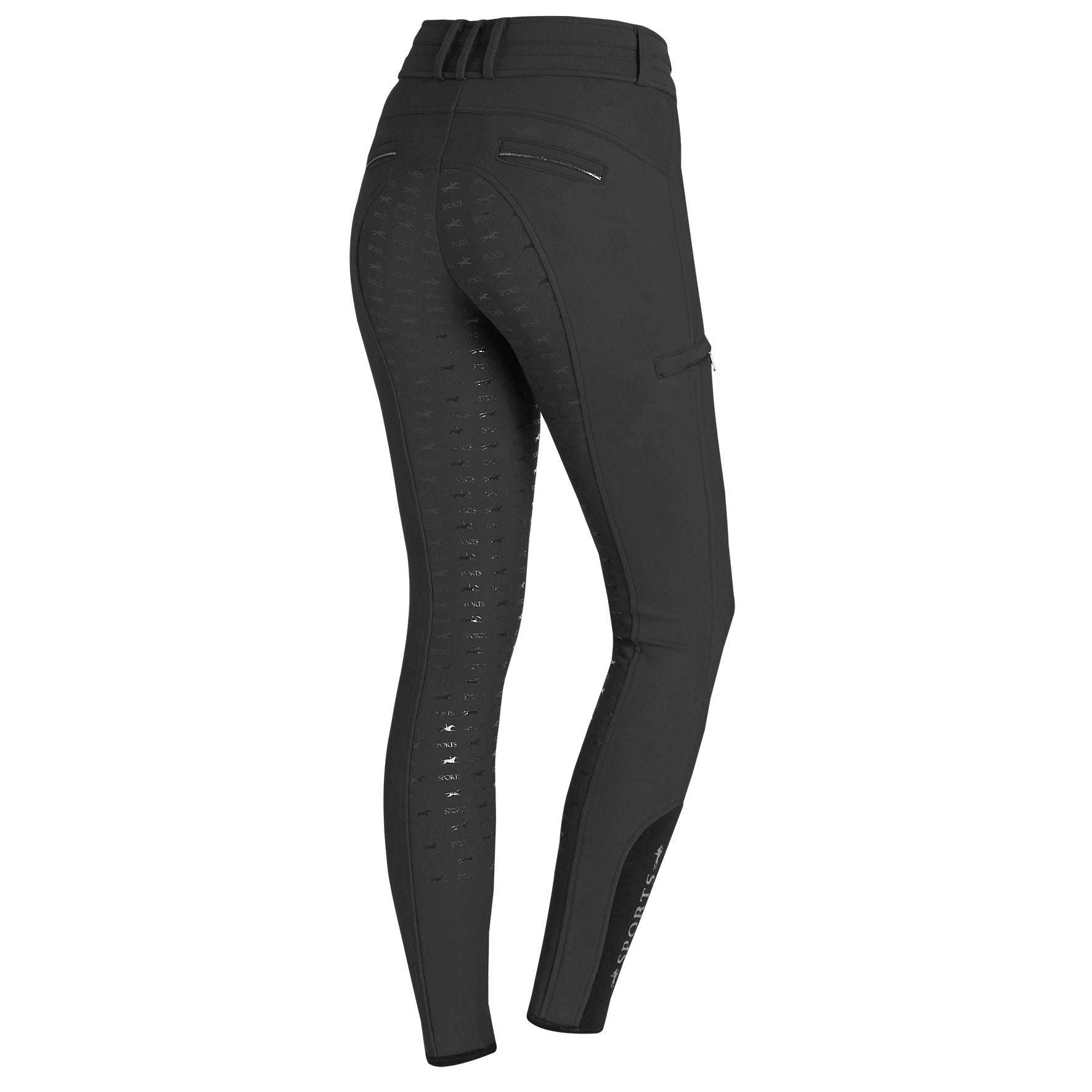 Schockemohle Winter Heather Mid Rise Breech, Full Seat, Graphite, US 20