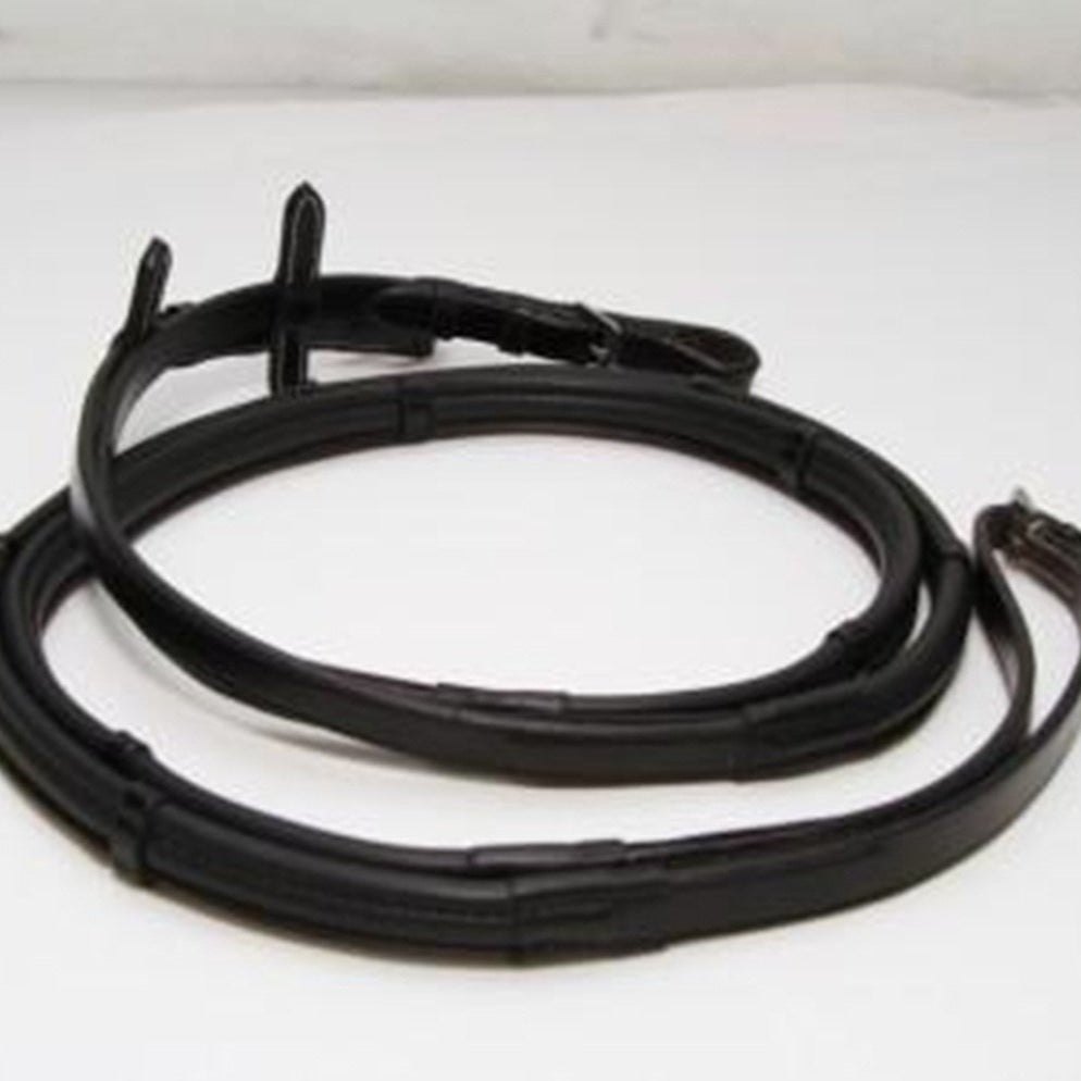 ThinLine English Reins 60"-stud end-with hand stops