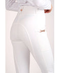 Montar Holly Yati Full Grip Mid Rise Breeches, White