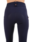 Montar Holly Yati Full Grip Mid Rise Breeches, Navy