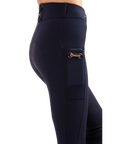 Montar Holly Yati Full Grip Mid Rise Breeches, Navy