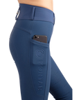 Montar Nola Yati High Rise, Full Grip Breeches, Mid Blue