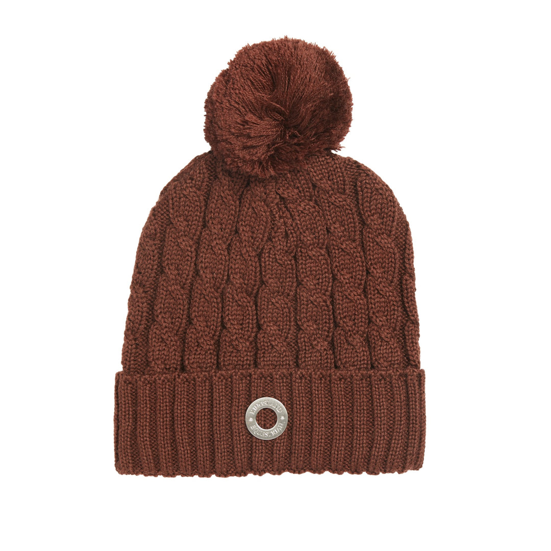 Kingsland Semira Ladies Cable Knitted Hat, Red Port Royal