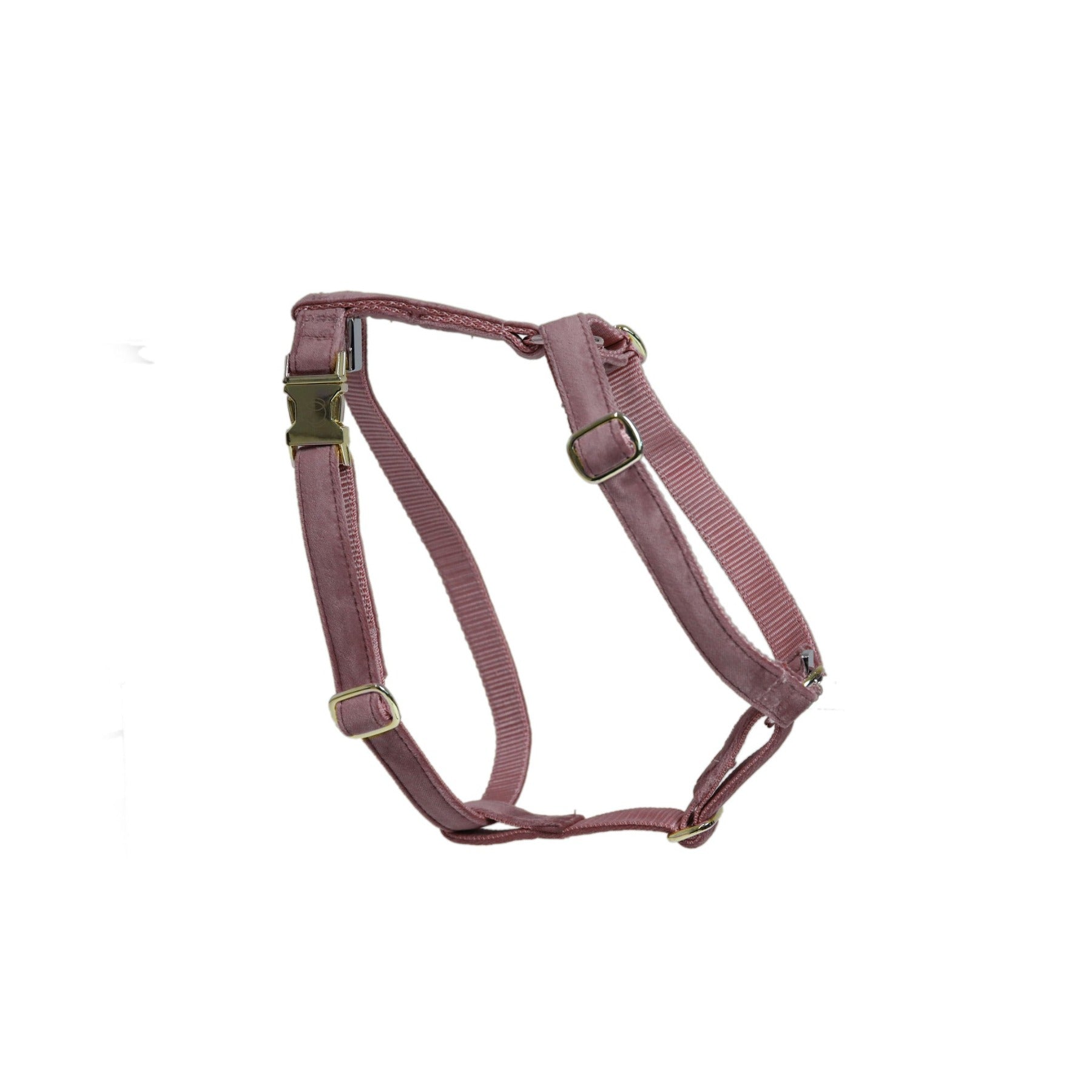 Kentucky Dog Harness Loop Velvet, Old Rose