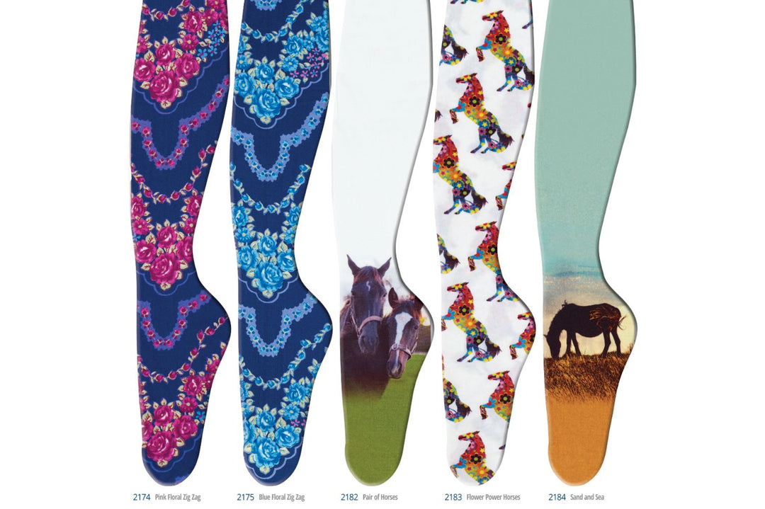 Ovation Ladies Patterned Zocks Boot Socks