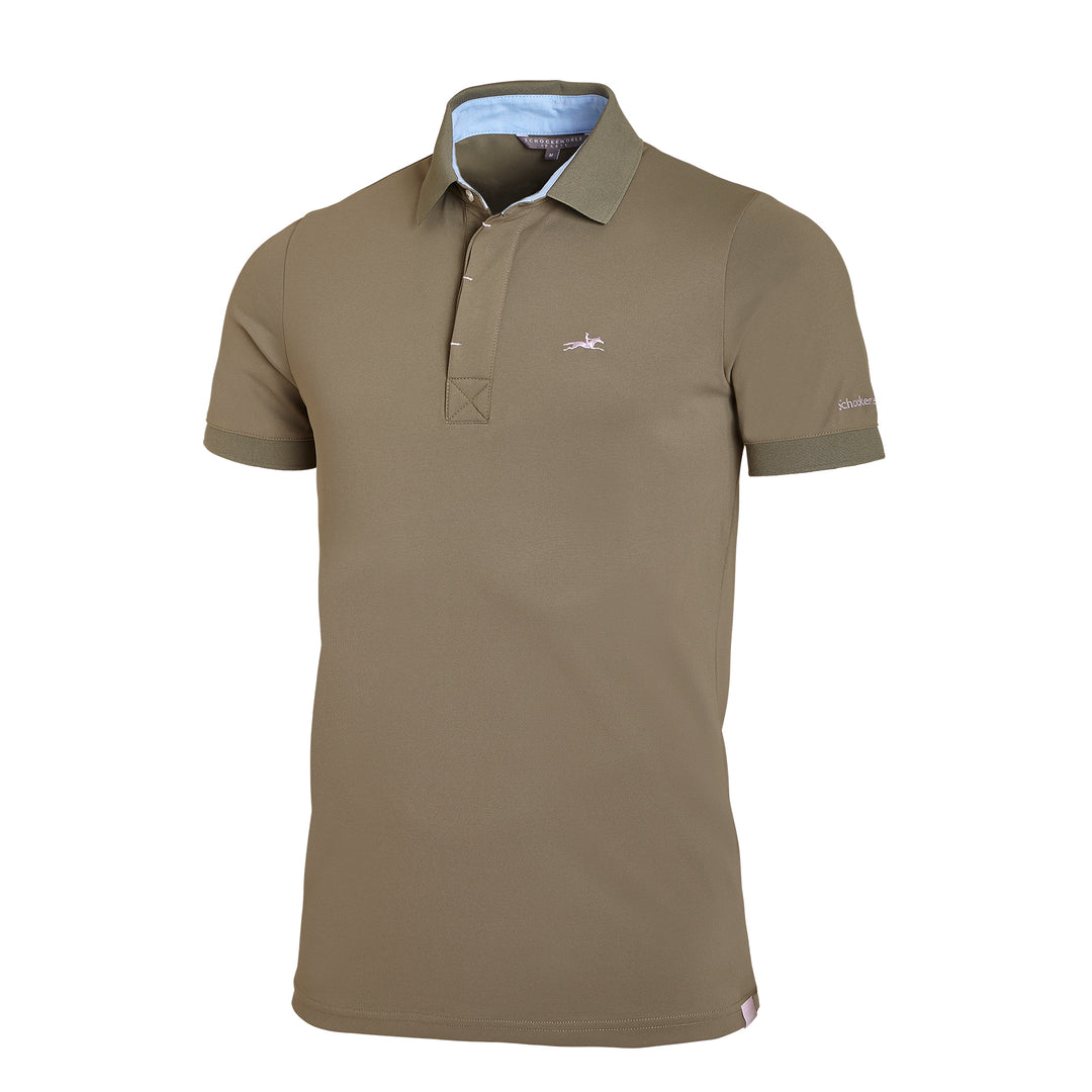 Schockemohle Marvin Style Gent's Polo Shirt, Olive