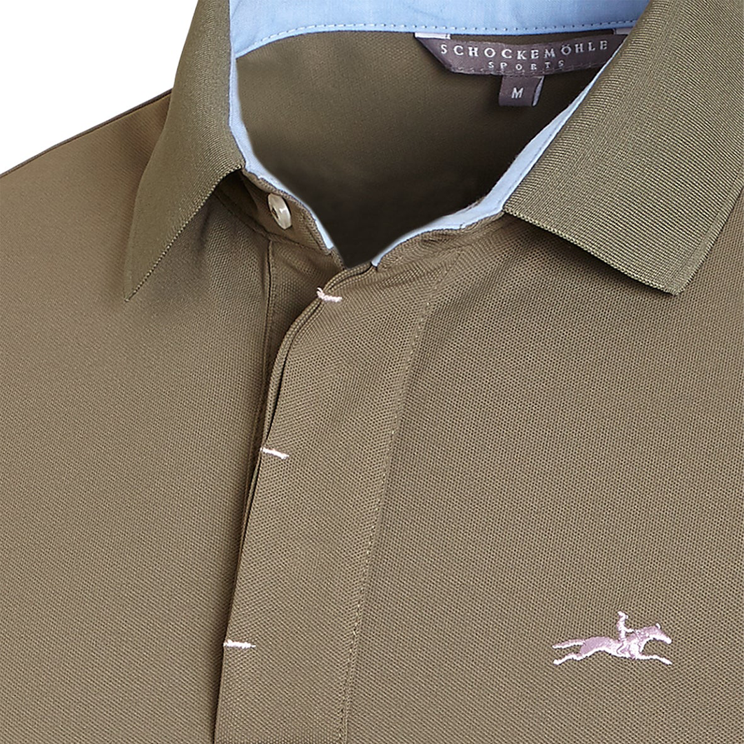 Schockemohle Marvin Style Gent's Polo Shirt, Olive