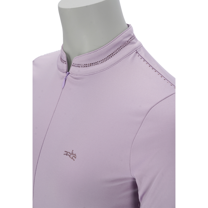 Schockemohle SUMMER PAGE Style Short Sleeve Ladies Training Shirt, Lavendel