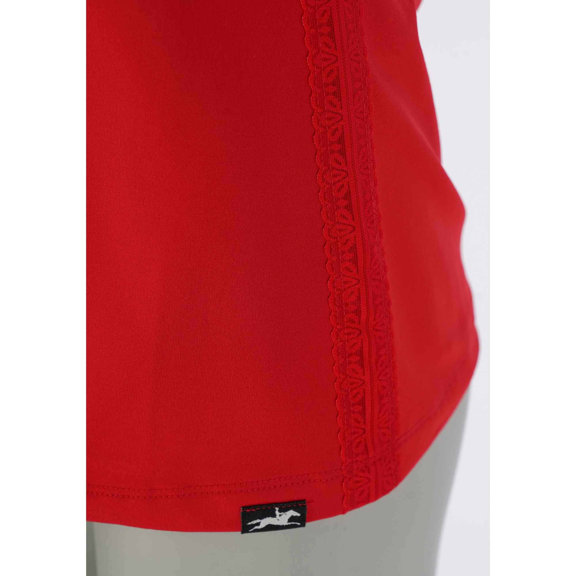 Schockemohle SUMMER PAGE Style Short Sleeve Ladies Training Shirt, True Red