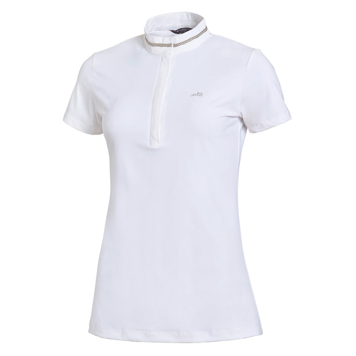 Schockemohle Clea Style Ladies Show Shirt, White