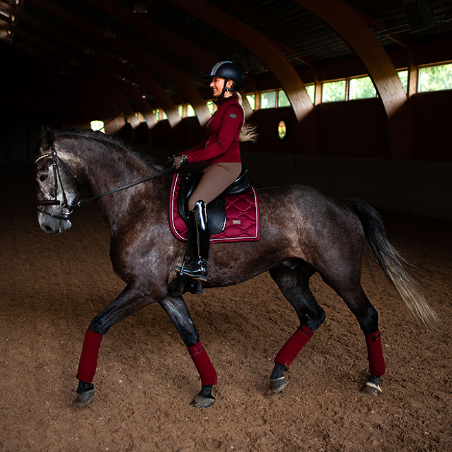 Equestrian Stockholm Riding Breeches Full Grip Elite Mid Rise Brown