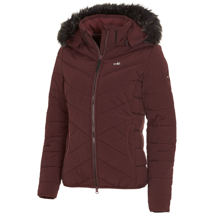 Schockemohle Vicky.SP Style Ladies Quilted Jacket, Wine