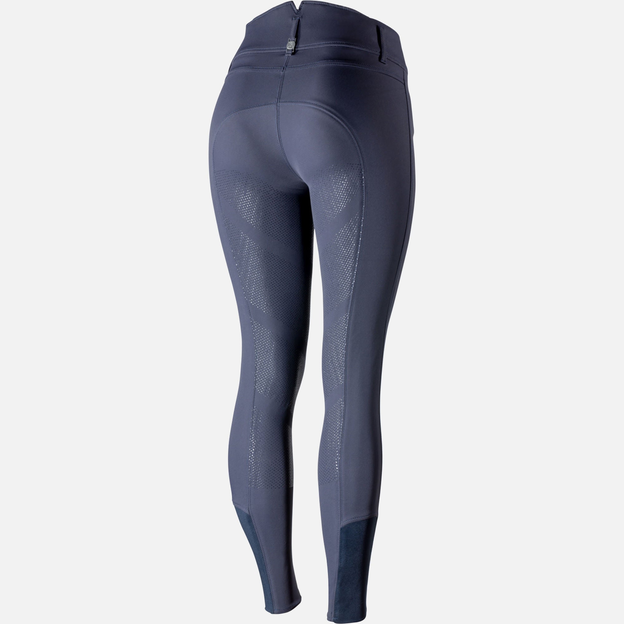 B Vertigo Tiffany Silicone Full Seat, High Rise Breeches, Dark Navy