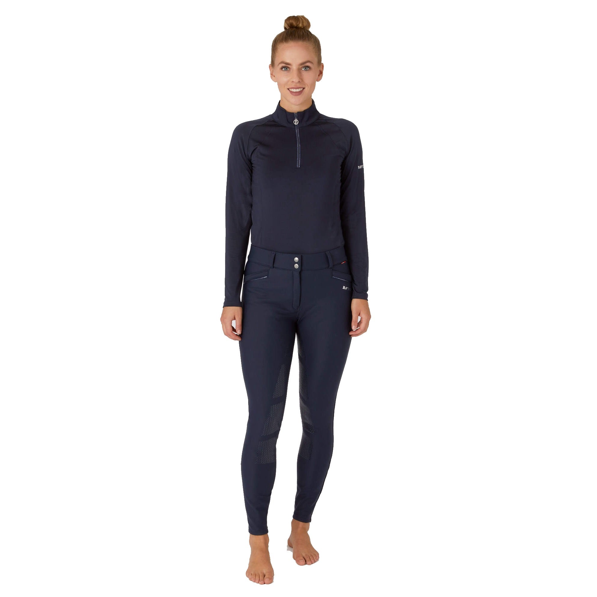 B Vertigo Patricia High Rise, Full Seat Thermo Winter Breeches, Dark Navy