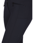 Schockemohle Julina Style Mid Rise, Full Seat Winter Breeches, Blue Nights