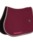 Kentucky Horsewear Jumping Saddle Pad Classic Leather, Bordeaux