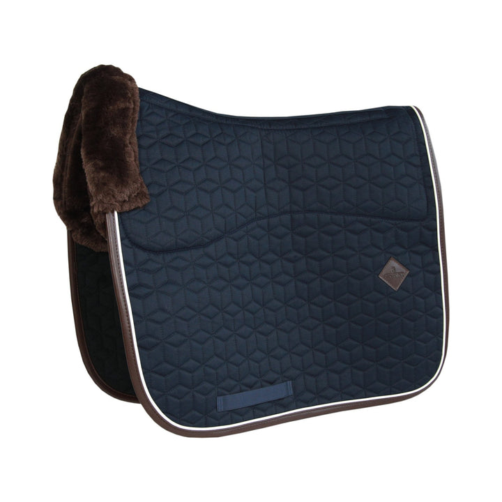 Kentucky Horsewear Skin Friendly Saddle Pad Dressage Star Quilting Navy