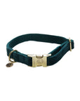 Kentucky Dog Collar Velvet, Emerald