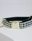 Kentucky Dog Collar Pied-de-Poule, Black