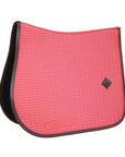 Kentucky Horsewear Saddle Pad Leather Jumping Coral Edition