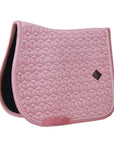 Kentucky Horsewear Saddle Pad Velvet Jumping Old Rose Edition