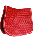 Kentucky Horsewear Saddle Pad Velvet Jumping Red Edition