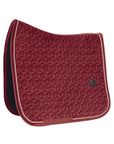 Kentucky Horsewear Saddle Pad Velvet Dressage Bordeaux Edition