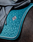 Kentucky Horsewear Saddle Pad Velvet Dressage Emerald Edition