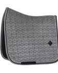 Kentucky Horsewear Saddle Pad Pied-de-Poule Dressage, Black