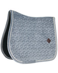 Kentucky Horsewear Saddle Pad Basic Velvet Jumping, Grey