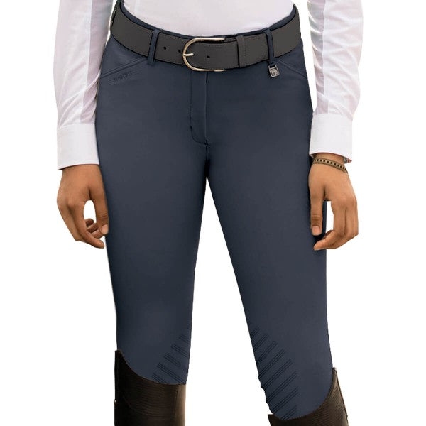 Romfh Sarafina Euro Grip, Knee Patch, Mid Rise Breeches Dark Navy