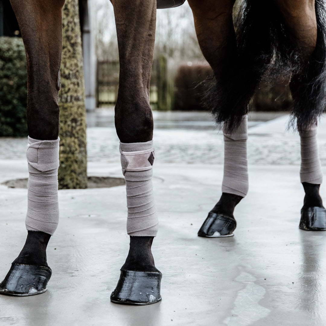 Kentucky Horsewear Polar Fleece Bandage Basic Velvet, Beige