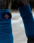 Kentucky Horsewear Polar Fleece Bandage Basic Velvet, Navy