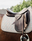 Kentucky Horsewear Saddle Pad Pied-de-Poule Dressage, Beige