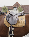 Kentucky Horsewear Saddle Pad Softshell Jumping, Mustard