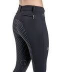 EGO7 Dressage Normal Waist Full Grip Breeches, Black