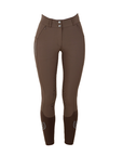 Equestrian Stockholm Riding Breeches Full Grip Elite Mid Rise Brown