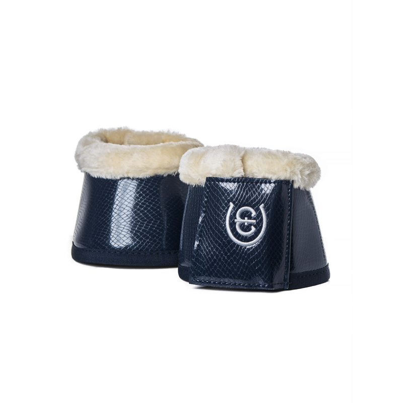 Equestrian Stockholm Hoof Protection Bell Boots, Navy
